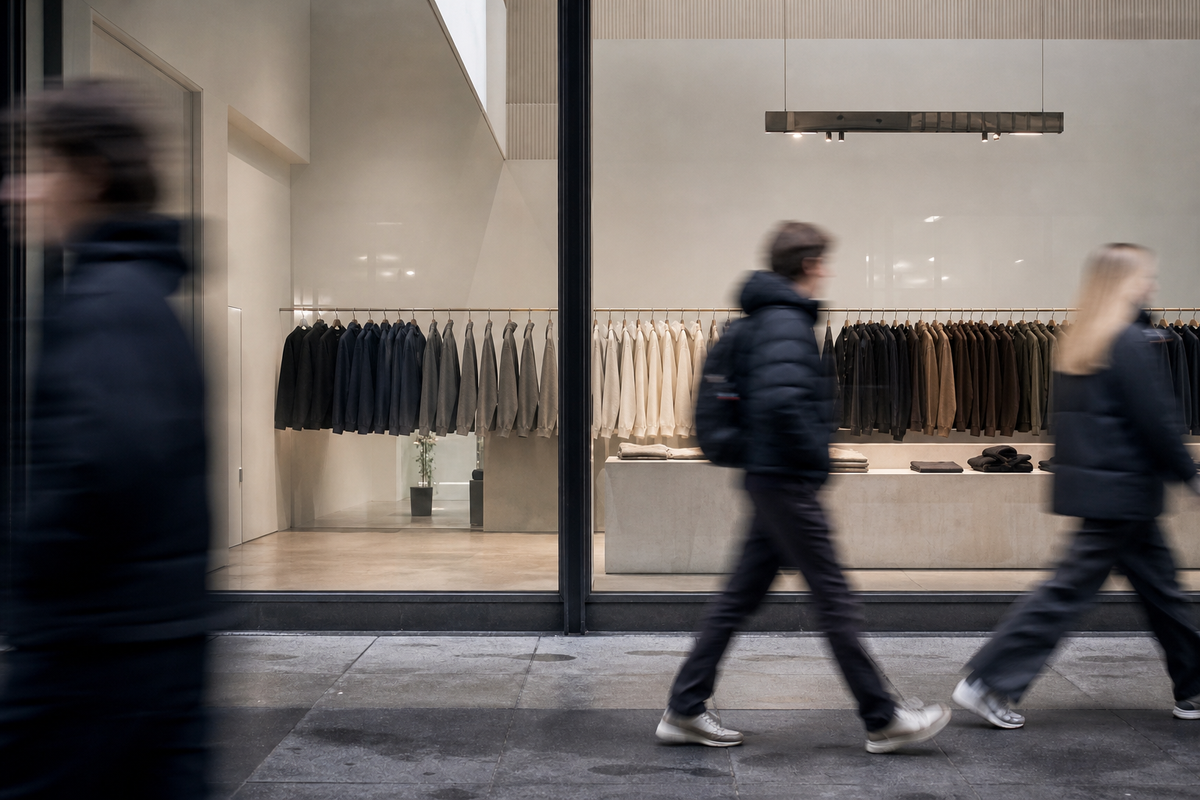 An ENVY store, mid-morning